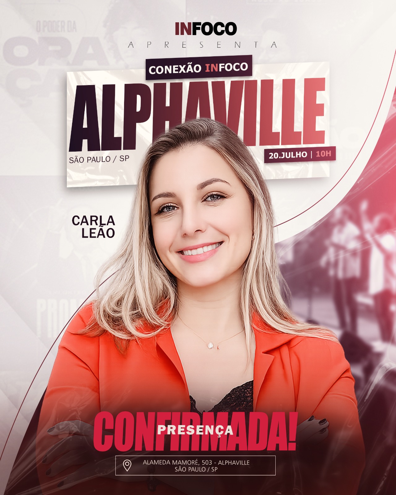 Carla Leão, presença confirmada no Conexão INFOCO Alphaville